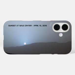 Coque Pour iPhone 16 Coucher de soleil bleu martien