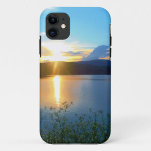 Case-Mate iPhone Case Coucher de soleil bleu sur le lac