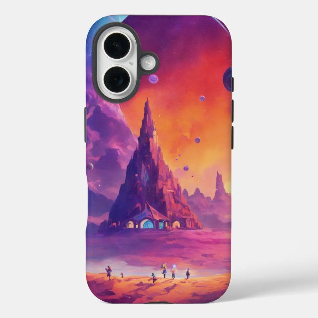 Coques Case-Mate iPhone Coucher de soleil cosmique" (Verso)