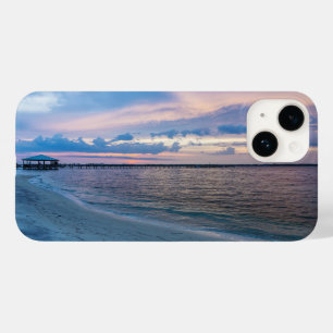 Coque Case-Mate iPhone Coucher de soleil de Navarre Père Noël Rosa