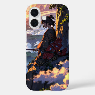 Coque Pour iPhone 16 Coucher de soleil de Samurai