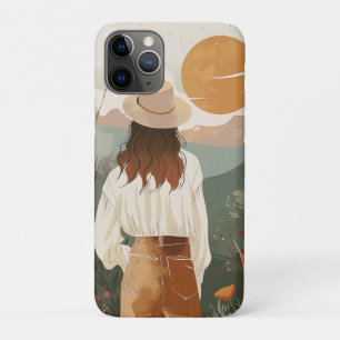 Case-Mate iPhone Case Coucher de soleil désert bohème Terre cuite Sage
