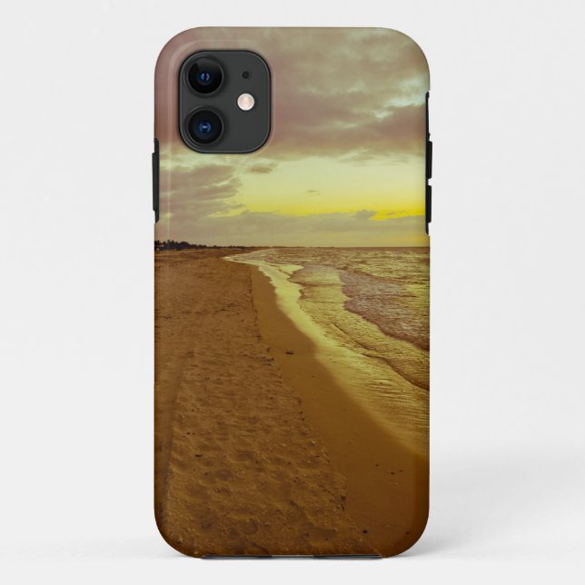 Coques Case-Mate iPhone coucher de soleil doré (Dos)