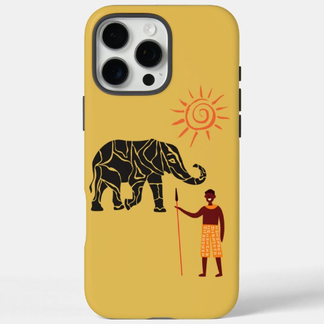 Coques Case-Mate iPhone Coucher de soleil en Afrique (Verso)