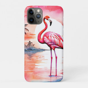 Case-Mate iPhone Case Coucher de soleil Flamant rose rose