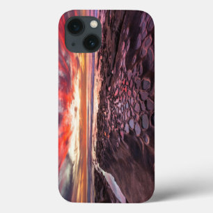 Etui iPhone 13 Coucher de soleil incroyable aux bassins de marée