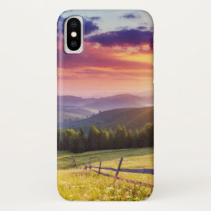Etui iPhone Case-Mate Coucher de soleil majestueux dans les montagnes