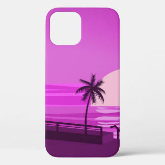 Case-Mate iPhone Case coucher de soleil, océan, soirée, palmiers bord de