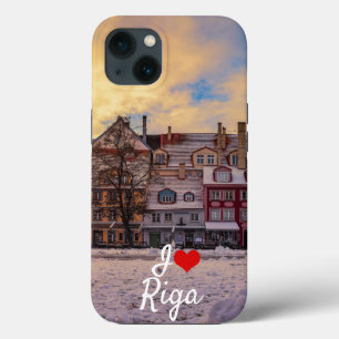 Case-Mate iPhone Case Coucher de soleil sur la rue à Riga