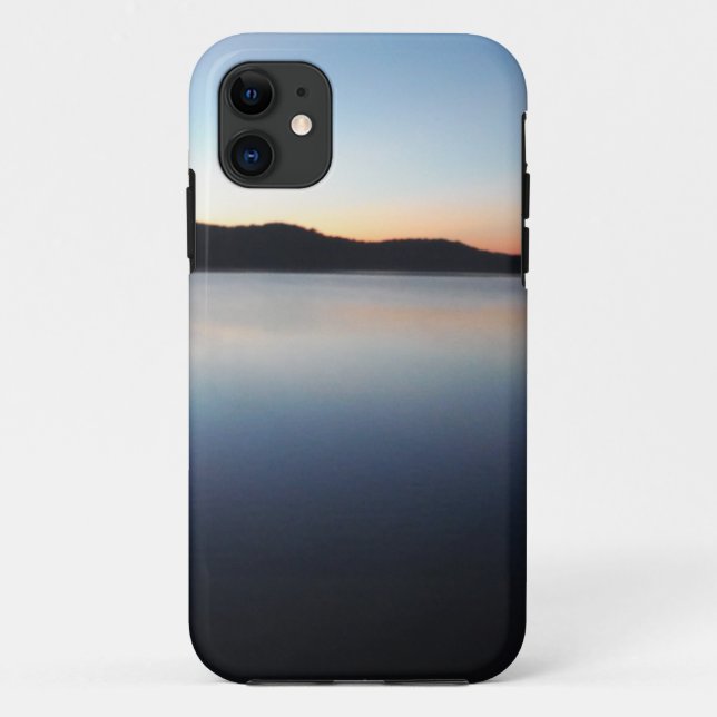 Coques Case-Mate iPhone Coucher de soleil sur le lac Arrowhead (Dos)