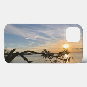Coucher de soleil sur les coques iphone d'East Bay