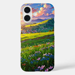 Coque Pour iPhone 16 Coucher De Soleil Sur Spring Hills