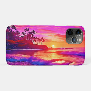 Case-Mate iPhone Case Coucher de soleil tropical : Plage d'art