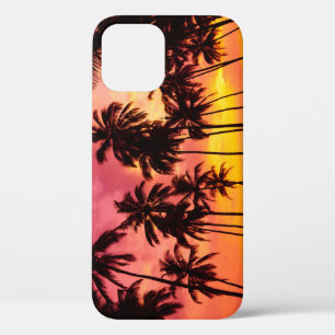 Case-Mate iPhone Case Coucher de soleil tropical : Silhouette de palme s
