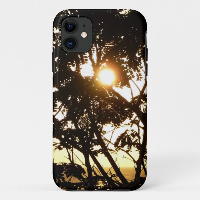 Coques Case-Mate iPhone Coucher du soleil à travers les arbres I Photograp (Dos)