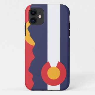 Coque iPhone 11 Coucher du soleil de montagne du Colorado et