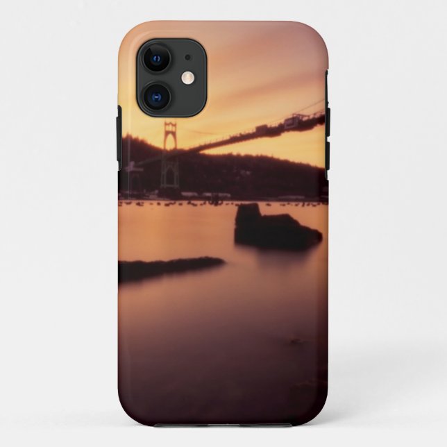 Coques Case-Mate iPhone Coucher du soleil de pont de St Johns (Dos)