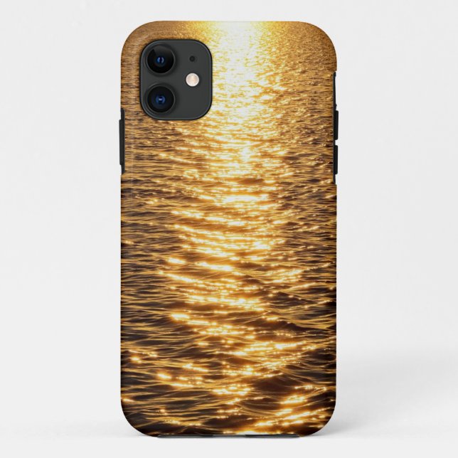 Coques Case-Mate iPhone Coucher du soleil, lac, image nature (Dos)