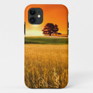 Coques Pour iPhone Coucher du soleil rouge sang