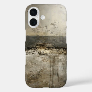 Coque Pour iPhone 16 Couches Neutres Patinées