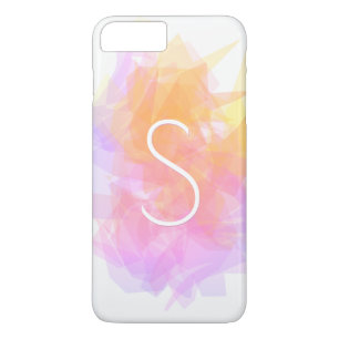Coque Case-Mate iPhone Couches transparentes modernes/Jaunes rose magenta