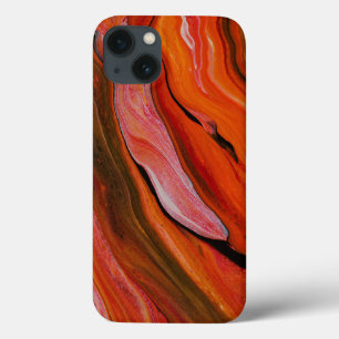 Case-Mate iPhone Case Coulée de lave dans différentes nuances de rouge