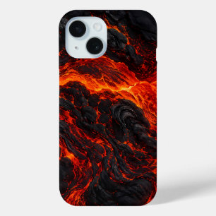 Coque Case-Mate iPhone Coulée de lave en fusion Texture de feu volcaniq