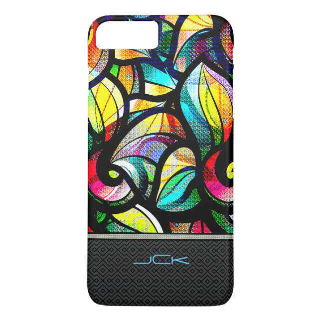 Coques Case-Mate iPhone Couleur Abstrait des torsades en verre tendu (Dos)