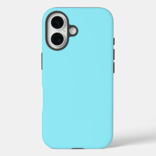 Coque Pour iPhone 16 Couleur Aqua fraîche solide