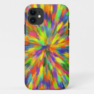 Coques Pour iPhone Couleur arc-en-ciel liquide