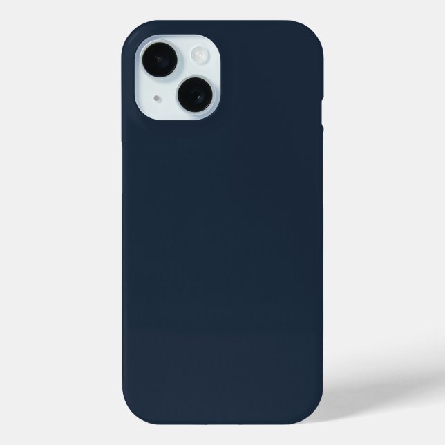 Coques Case-Mate iPhone Couleur Bleu Uni Mat (Verso)