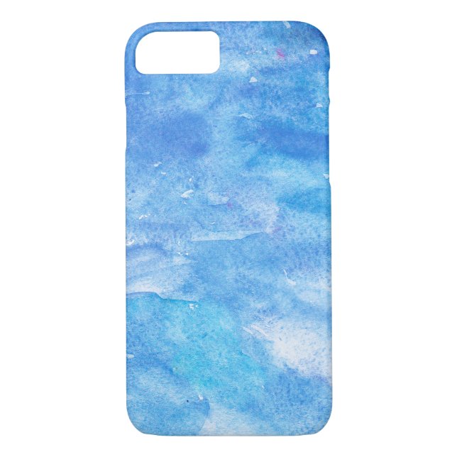 Coques Case-Mate iPhone couleur bleue abstraite (Dos)