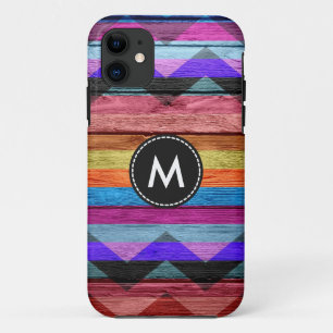 Coques Pour iPhone Couleur Chevron rayures bois #2