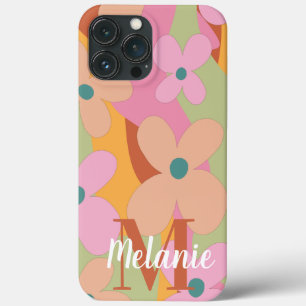 Case-Mate iPhone Case Couleur de fleur groovy Motif nom 