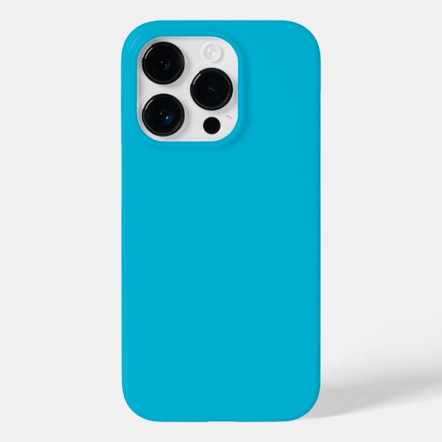 Coques Case-Mate iPhone Couleur de tendance - Cyan Vivid (Verso)