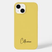 Couleur de tendance doux minimaliste Jaune