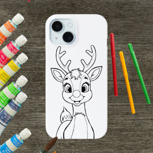 Coque Case-Mate iPhone Couleur de votre propre Noël Rudolph iPhone/coque