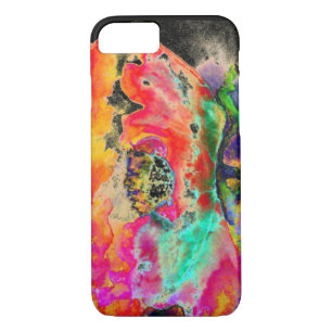 Coques Pour iPhone Couleur d'eau Abstraite colorée et rétro