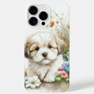COQUE Case-Mate iPhone COULEUR D'EAU CUTE CHIH TZU PUPPY CHIEN