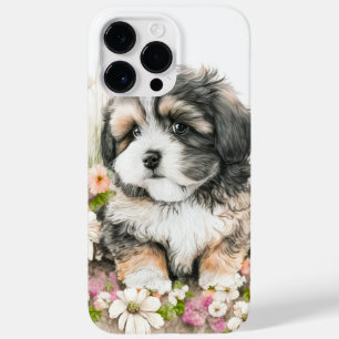 COQUE Case-Mate iPhone COULEUR D'EAU CUTE CHIH TZU PUPPY CHIEN