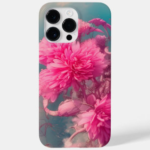COQUE Case-Mate iPhone COULEUR D'EAU ROSE IMAGINAIRE CHRYSANTHEMUMS
