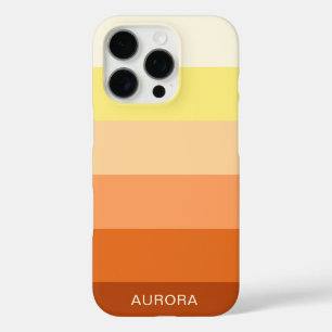 Coque iPhone 16 Pro Couleur dégradée Retour à l'école - Nom personnali