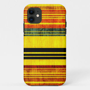 Coque iPhone 11 Couleur des rayures grunge texture