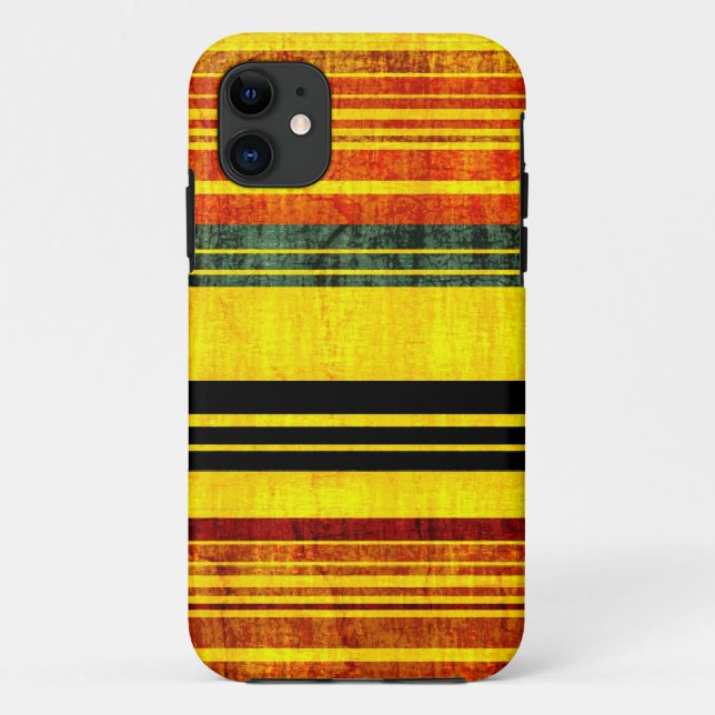 Coques Case-Mate iPhone Couleur des rayures grunge texture (Dos)