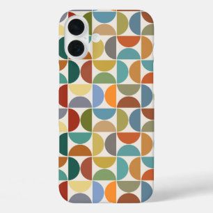 Coque Pour iPhone 16 Plus Couleur du Motif des cycles MCM sur la crème