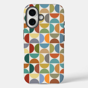 Coque Pour iPhone 16 Couleur du Motif des cycles MCM sur la crème