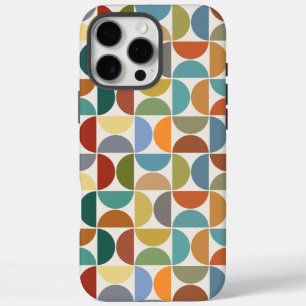 Coque iPhone 16 Pro Max Couleur du Motif des cycles MCM sur la crème