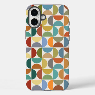 Coque Pour iPhone 16 Plus Couleur du Motif des cycles MCM sur la crème