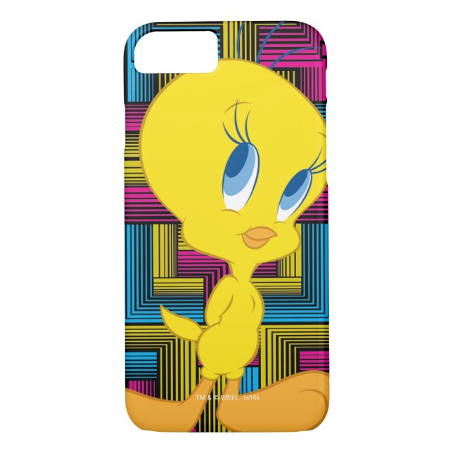 Coques Case-Mate iPhone Couleur électronique TWEETY™ (Dos)