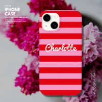 Couleur en gras rouge et rose personnalisée